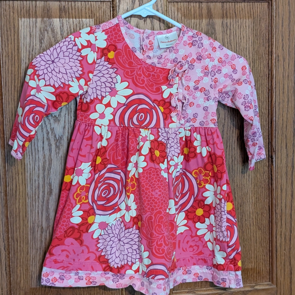 Hanna Andersson Pink Floral Kids Dress